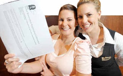 Sisters Larissa and Nadine Greenhalgh are off to see Oprah in Sydney. Sisters Larissa and Nadine Greenhalgh are off to see Oprah in Sydney.